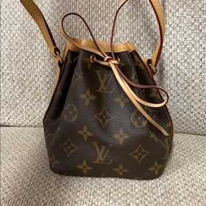 Louis Vuitton Nano Noe monogram canvas crossbody